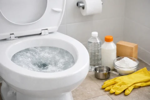 How to Unclog a Toilet Without a Plunger