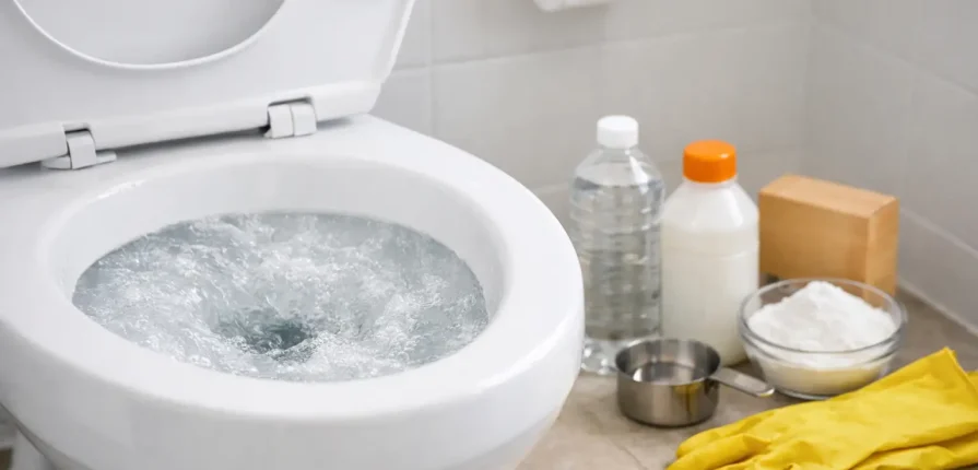 How to Unclog a Toilet Without a Plunger
