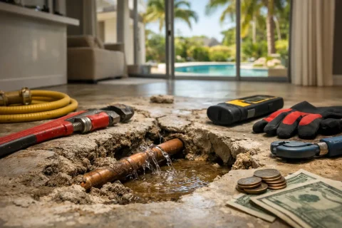 What Does Slab Leak Repair Cost in South Florida?
