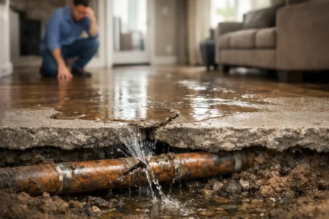 What Happens If You Have a Slab Leak? Risks and Repair